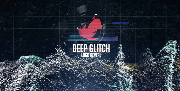 Deep Glitch Logo Reveal