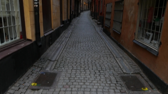 Gamla Stan,The Old Town In Stockholm