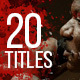 20 Trailer Blood Titles - VideoHive Item for Sale