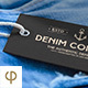 6 Apparel Label Mockups Jeans I - GraphicRiver Item for Sale