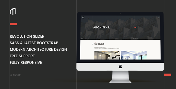 ARCHITEKT - Architecture Bootstrap Template