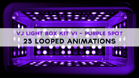 Vj Light Box Kit V1 - Purple Spot Pack