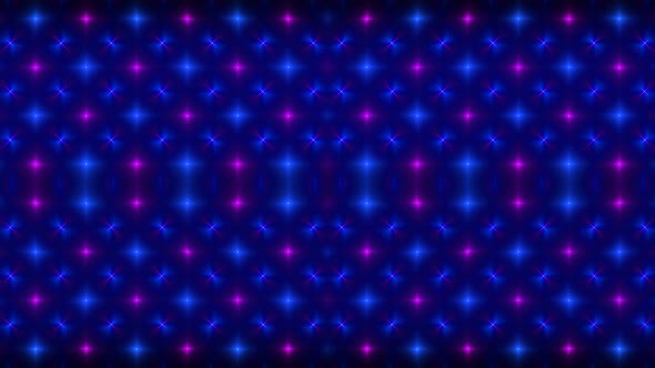 Blue Pink Color Glowing Star Background Animation
