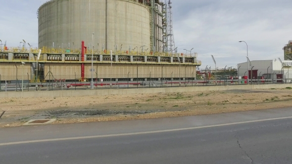 Driving Near To a Oil Refinery alt