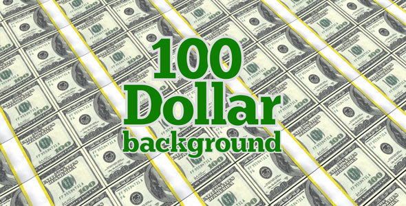 100 Dollars Bundle Background