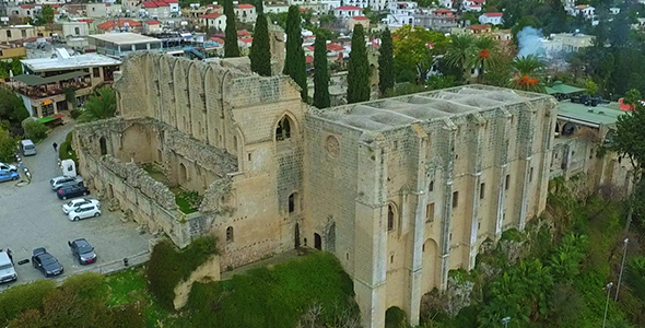 Historic Bellapais Abbey in Kyrenia