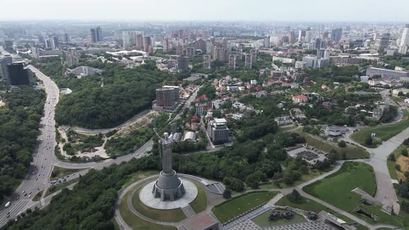 Aerial View of Kyiv By Day. Ukraine