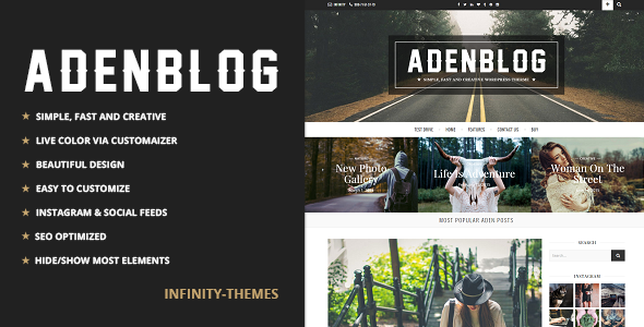 Aden - motyw WordPress Blog