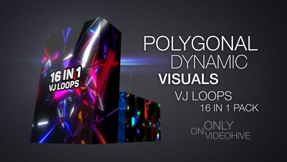 Polygonal Dynamic Visuals Screen