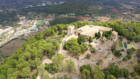 Santuari de la Mare de Deu del Puig, Pollenca, Mallorca, Spain