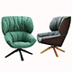 B&B ITALIA Tabano armchair - 3DOcean Item for Sale