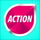 Action Effect Web Stickers - GraphicRiver Item for Sale