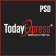 TodayExpress - News & Magazine PSD Template - ThemeForest Item for Sale
