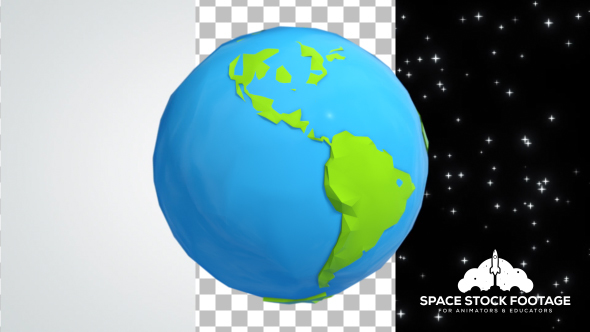 Cartoon Earth - Rising Sea Level