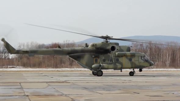 Russian Army Helicopter