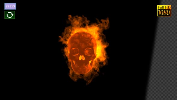 Burning Skull Front HD alt