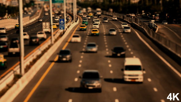 Traffic Jam On Road In City alt