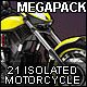 Isolated Motorcycles Mega-Pack (7 variation) - GraphicRiver Item for Sale