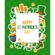 Saint Patricks Day Banner with Square Frame - GraphicRiver Item for Sale
