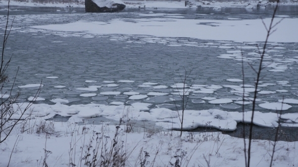 Ice Floes, Baltic Sea, Norway