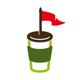 Coffee Golf logo - GraphicRiver Item for Sale
