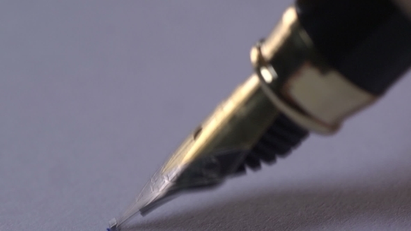 Signature On a Piece Of Paper 