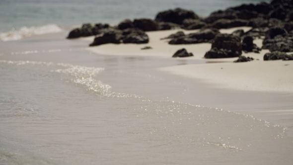 Stones And Waves In Thailand