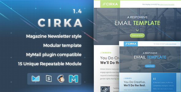 Cirka | Responsywny szablon e-maila