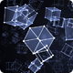 Flying Cubes Abstraction Looped Background - VideoHive Item for Sale