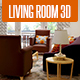 Living Room Interior - 3DOcean Item for Sale