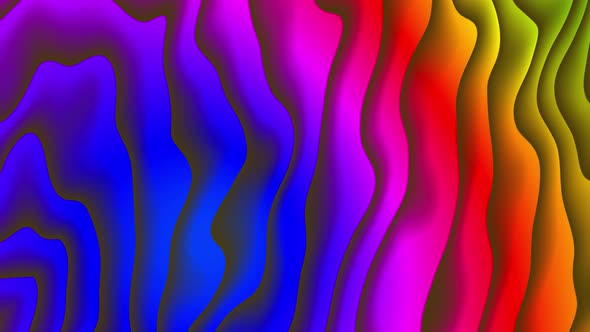 Liquid Gradient Colorful Smooth Wavy Background Motion Video