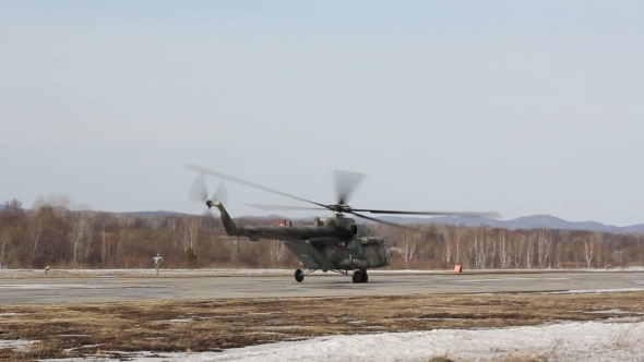 Russian Army Mi-8 Helicopter