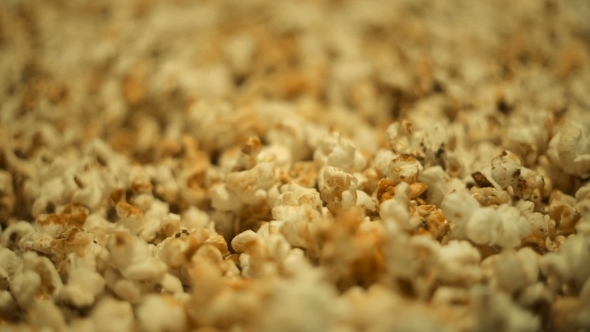 Selling Popcorn At Cinema