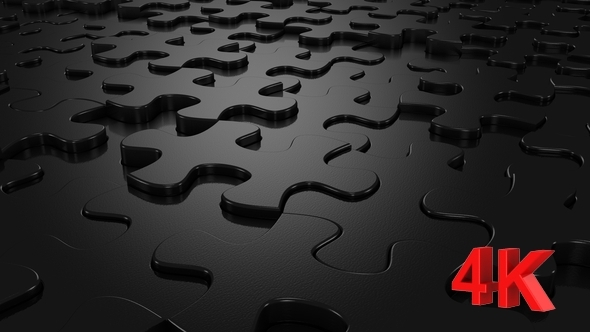 Background Formed From Moving Puzzles alt