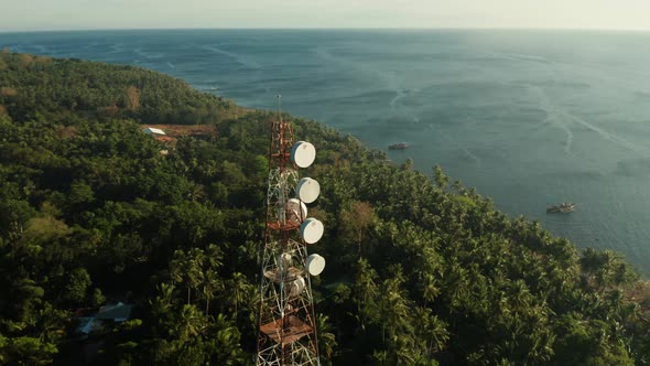 Telecommunication Tower, Communication Antenna in Asia