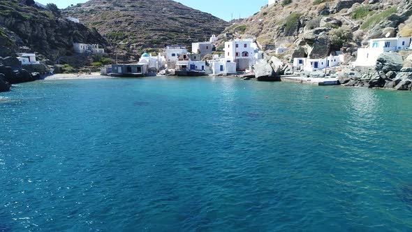 Village of Seralia on the island of Sifnos in the Cyclades in Greece