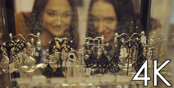 Shop Window With Jewelry