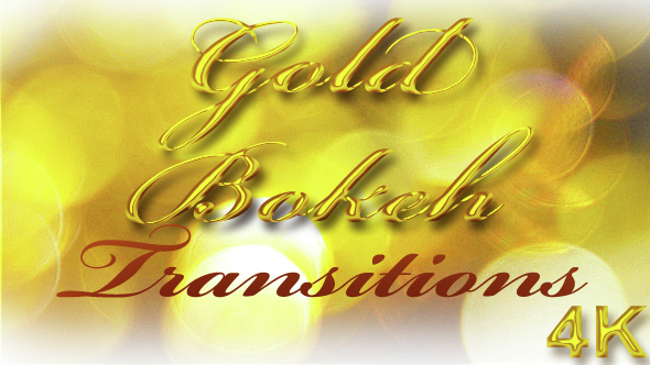 Gold Bokeh Transitions