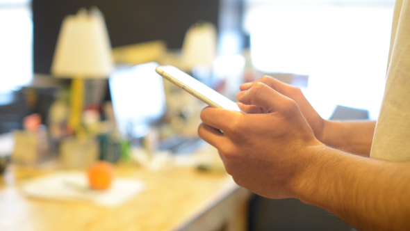 Texting Message on Smartphone alt