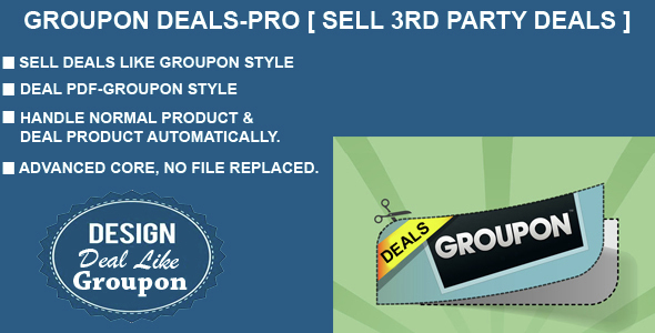 Groupon Deals-PRO (Sell 3rd Party Deals)