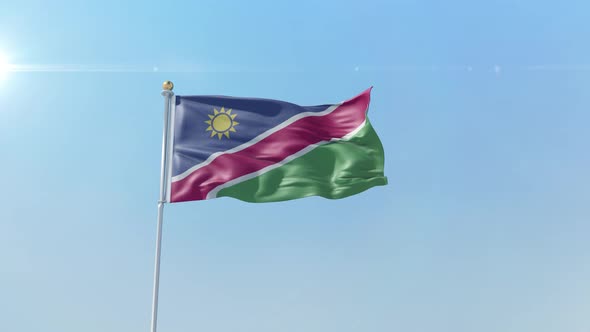 Namibia Flag  alt
