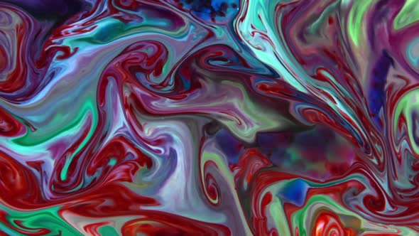 Abstract Colorful Sacral Liquid Waves Texture 639