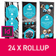 Rollup Stand Banner Display 24x Indesign  - GraphicRiver Item for Sale