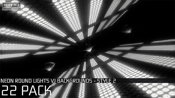 VJ Neon Round Lights V2 - 22 Pack alt