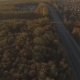 Aerial Beautiful Autumn Forest  And Road - VideoHive Item for Sale