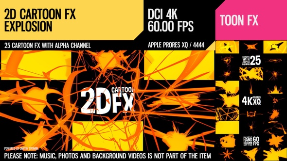 2D Cartoon FX (Explosion Set 8) alt