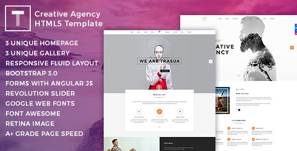 Trasua - Creative Agency HTML5 Template