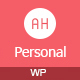 AH Personal - Creative Resume & Blog Theme - ThemeForest Item for Sale