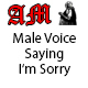 Male Voice Saying Im Sorry