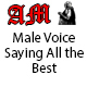 Male Voice Saying All the Best